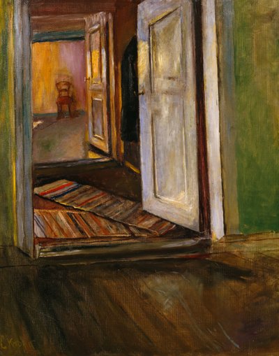 Interiör med trasmatta (målning) av Christian Krohg