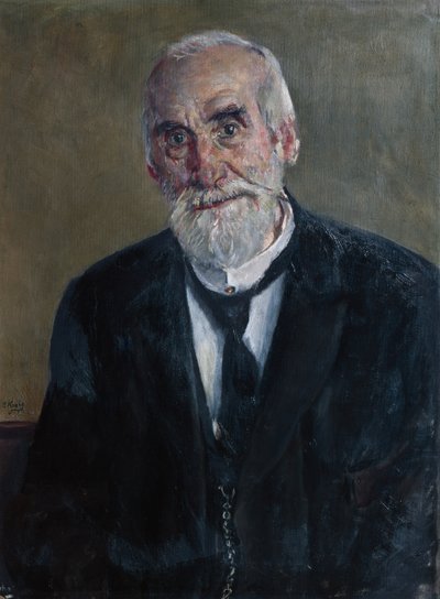 Mikael A Lund (handlare i Sarpsborg 1831-1914) av Christian Krohg