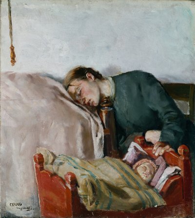 Mor och barn av Christian Krohg