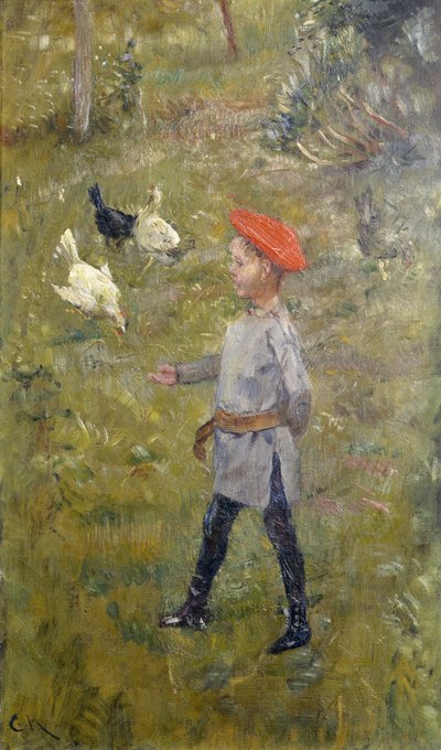 Per med hönsen, Hvitsten av Christian Krohg