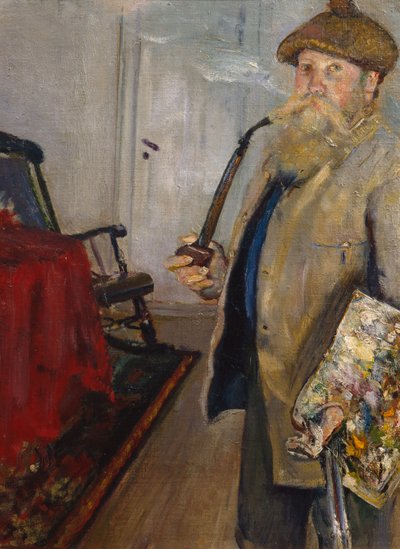 Självporträtt av Christian Krohg