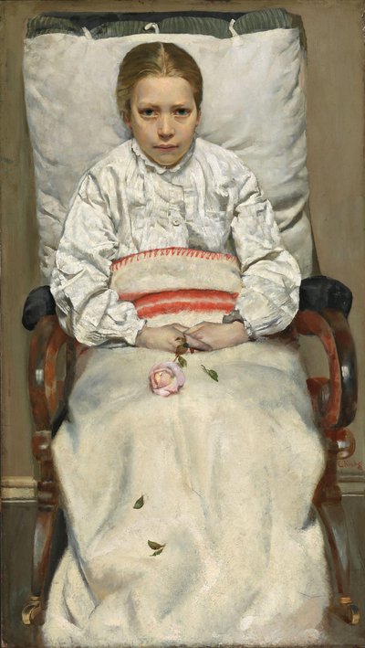 Sjuk flicka av Christian Krohg