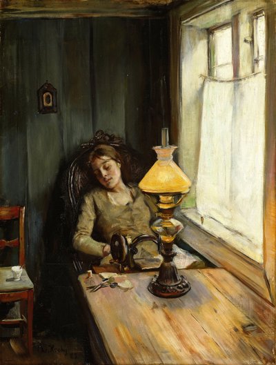 Trött av Christian Krohg
