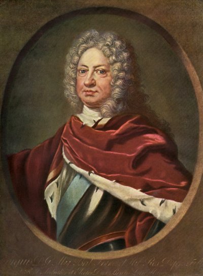 kung George I av Storbritannien av Christian Le Blon