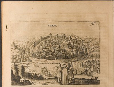 Tver Illustration från resor till den store hertigen av Muscovy och kungen av Persien av Adam Oleari av Christian Lorenzen Rothgiesser