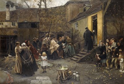att arrestera; En arrestering, 1881 av Christian Ludwig Bokelman