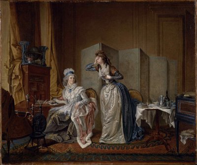 De dåliga nyheterna, 1794. av Christian Marie Colin De La Biochaye