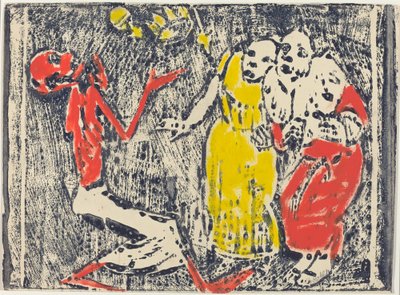 Död som jonglör, 19181919. av Christian Rohlfs