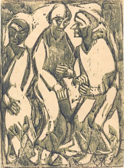 Överläggningsråd, 1913. av Christian Rohlfs