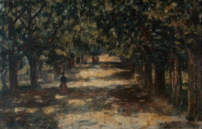Kastanienallee till Belvedere av Christian Rohlfs
