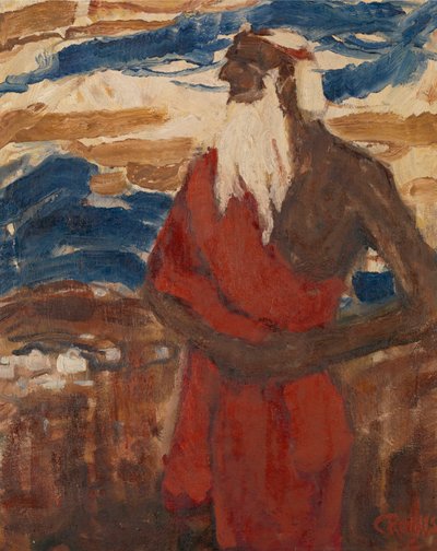 Moses kartlägger det förlovade landet av Christian Rohlfs