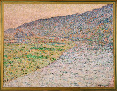 Ruhr-floden nära Herdecke (målning på duk) av Christian Rohlfs