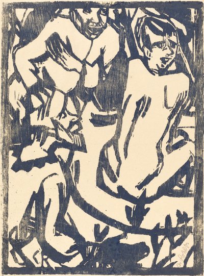 Susanna och de äldre, 19161917. av Christian Rohlfs