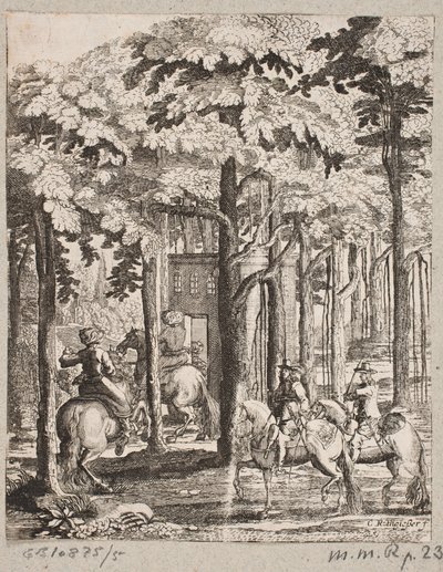 Ryttare i en skog av Christian Rothgiesser