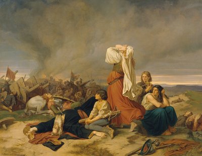Slaget vid Lipany den 30 maj 1434, 1868. av Christian Ruben