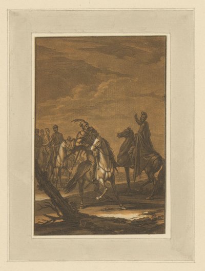 Möte av ryttare Ryttare, hästar och strider (serietitel) av Christian Rugendas