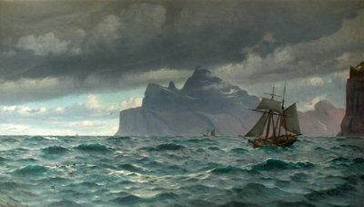 Cape North, Island, 1884 av Christian Vigilius Blache