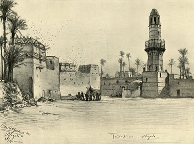Hus i Nagada, Egypten, 1898. av Christian Wilhelm Allers