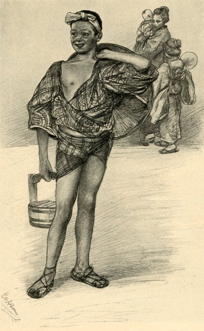 Japansk pojke, 1898. av Christian Wilhelm Allers