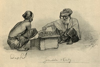 Pengar[långivare], Kandy, Ceylon, 1898. av Christian Wilhelm Allers
