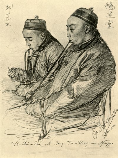 Wu-Chi-Sei och Jang-Tse-Dong från Ningpo, av Christian Wilhelm Allers