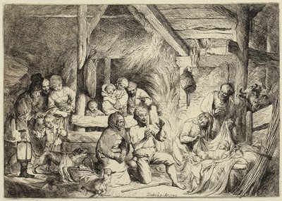 Herdarnas tillbedjan av Christian Wilhelm Ernst Dietrich