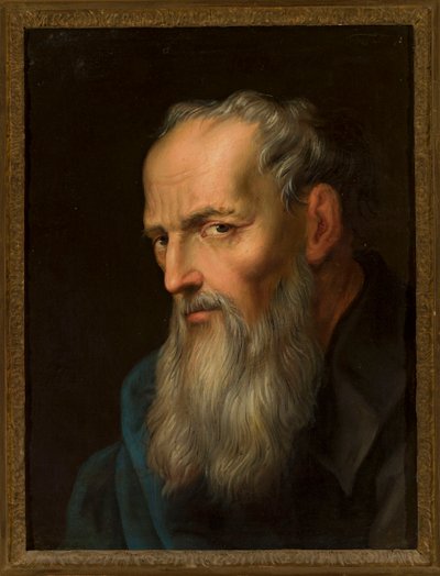 En gammal mans huvud (Sankt Paulus?) av Christian Wilhelm Ernst Dietrich