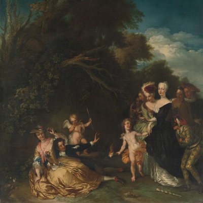 Förvånad eller upptäckt otrohet. av Christian Wilhelm Ernst Dietrich