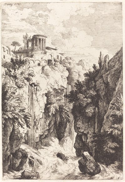 Sibylltemplet, Tivoli av Christian Wilhelm Ernst Dietrich