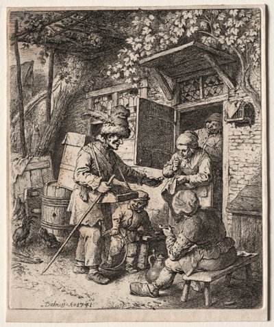 The Peddlar, 1741. av Christian Wilhelm Ernst Dietrich