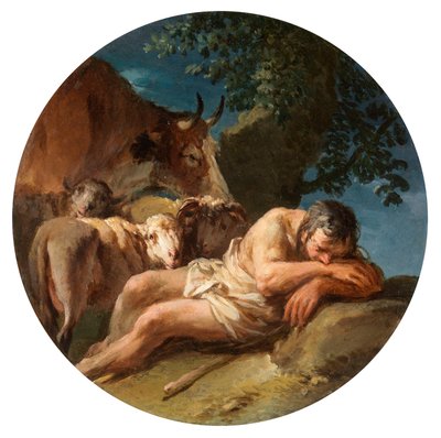 Den sovande herden av Christian Wilhelm Ernst Dietrich
