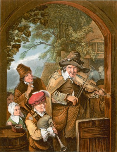 De kringresande musikerna av Christian Wilhelm Ernst Dietrich