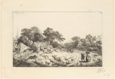 Väg bakom byn av Christian Wilhelm Ernst Dietrich