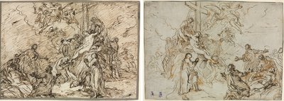 Depositionen (recto) och (verso) av Christian Wink