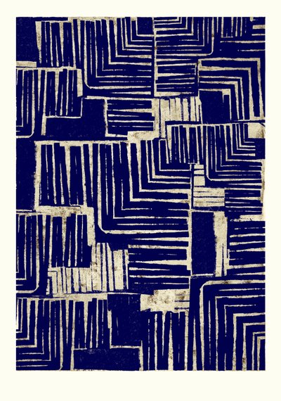 The Levels, 2022 (monoprint) av Christina Fedyk