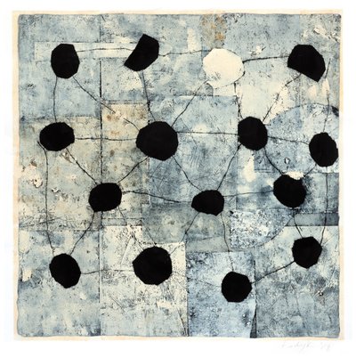Union, 2017 (monotypi på papper) av Christina Fedyk