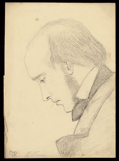 Porträtt av William Michael Rossetti av Christina Georgina Rossetti