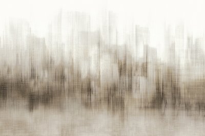 Abstrakt stadsreflektion av Christina Sillen