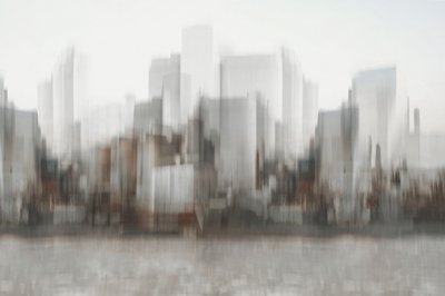 Suddig spegelbild av stadsbilden av Christina Sillen