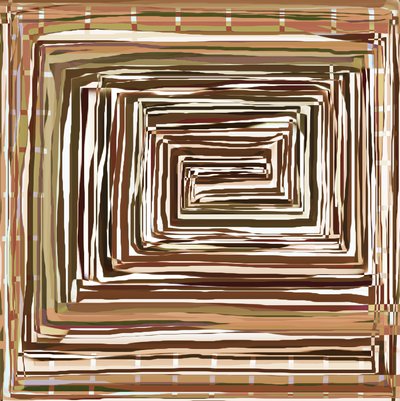Jordnära spiralgeometri av Christina Sillen