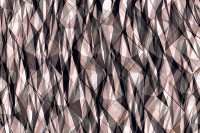 Facetterade geometriska lager av Christina Sillen