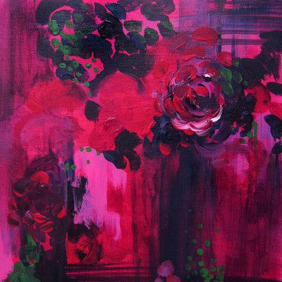 Ljusa rosa rosor av Christine Lindstrom