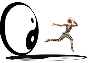 Harlequin Yin Yang Balance av Christine von Diepenbroek