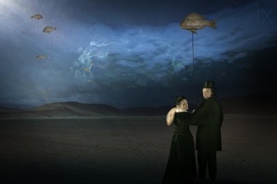 Surrealistisk flygfisk av Christine von Diepenbroek