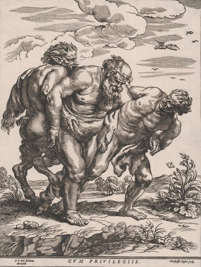 Silenusmarschen, ca. 1652. av Christoffel Jegher