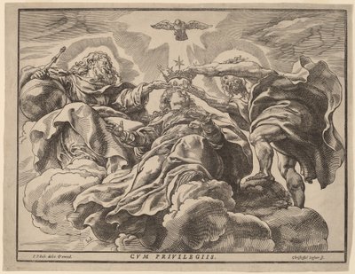 Jungfruns kröning av Christoffel Jegher after Sir Peter Paul Rubens