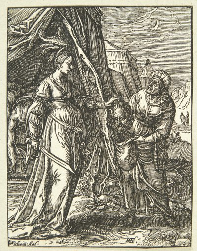 Judith med huvudet av Holofernes av Christoffel van