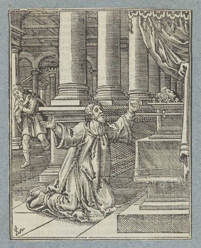 Davids omvändelse och straff av Christoffel van Sichem (II)
