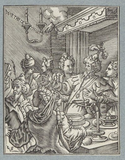 Belsassars högtid av Christoffel van Sichem (II)