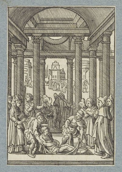Begravning av Stefan av Christoffel van Sichem (II)